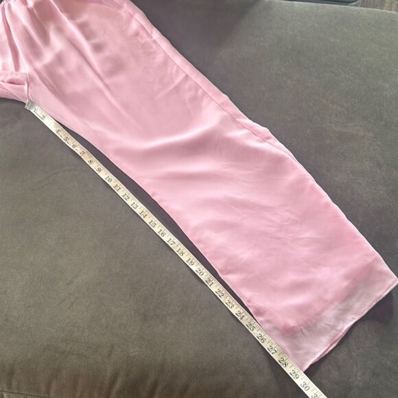 Women’s Pink Chiffon 3 Piece Formal Mother of the Bride Pants Suit Size 8 NEW - Picture 13 of 15